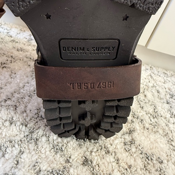Ralph Lauren “Denim & Supply“ Men’s Leather Boots - Picture 5 of 6